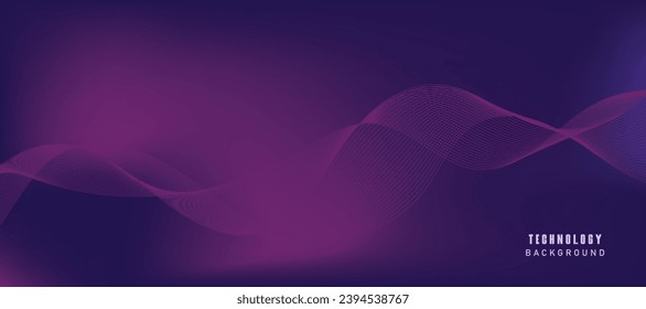 Abstract digital technology futuristic blue pink background.