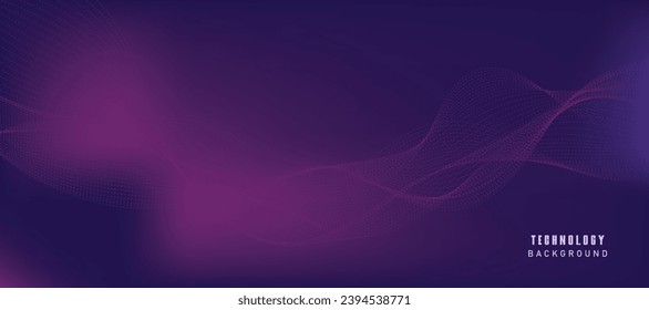 Abstract digital technology futuristic blue pink background.