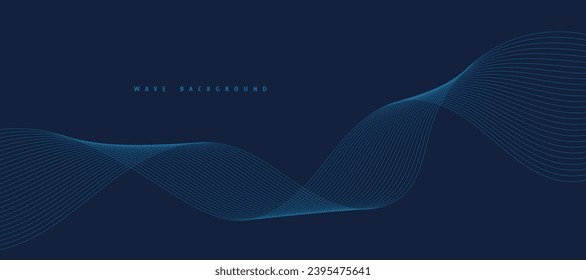 Abstract digital technology futuristic blue background.