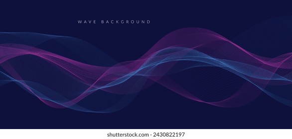 Abstract digital technology futuristic blue background.