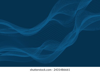 Abstract digital technology futuristic blue background