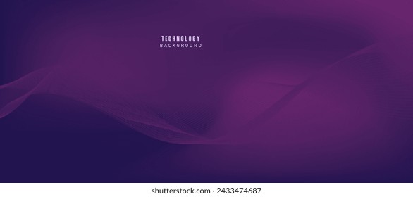 Abstract digital technology futuristic blue pink background.