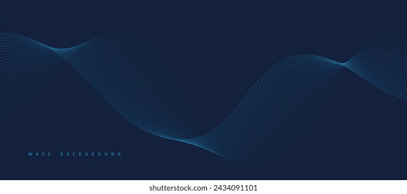 Fondo azul futurista de la tecnología digital abstracta.