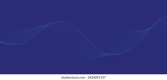 Fondo azul futurista de la tecnología digital abstracta.