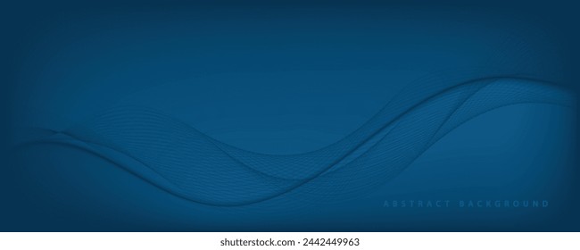 Abstract digital technology futuristic blue background