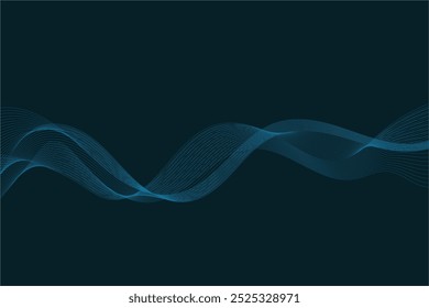 Abstractas tecnología digital de fondo azul futurista.	