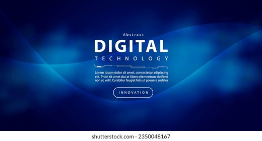 Abstract digital technology futuristic circuit blue green background, Cyber science tech, Innovation communication future, Ai big data, internet network connection, Cloud hi-tech illustration vector