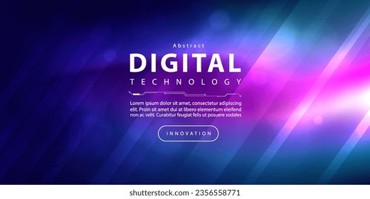 Resumen de tecnología digital de circuito futurista fondo rosa azul, tecnología de ciberciencia, innovación de comunicación futuro, Ai big data, conexión de red de internet, vector de ilustración de alta tecnología en la nube