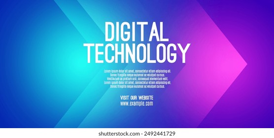 Abstractas tecnología digital futurista circuito azul de fondo rosa, Tecnología de la ciencia cibernética, Innovación comunicación del futuro, Ai big data, conexión de red de Internet, Nube de alta tecnología ilustración Vector