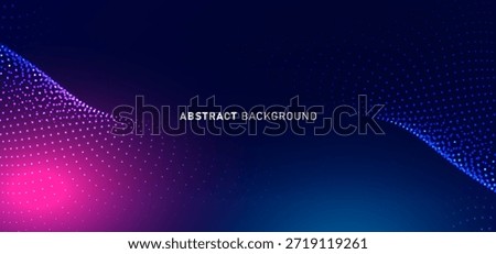 Abstract digital technology futuristic circuit blue pink background, Cyber science tech, Innovation communication future, Ai big data, internet network connection, Cloud hi-tech illustration vector 3d