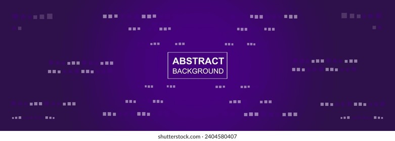 Abstract digital technology futuristic concept square template purple gradient background design