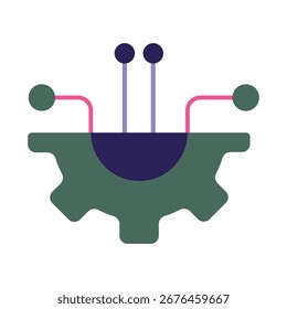 Tecnología digital Abstractas con circuitos y nodos que simbolizan la innovación y la conectividad