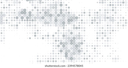 Abstract digital technology hi tech futuristic grey white background, cyber information communication, innovation future tech data, internet network connection, Ai big data lines dots, circuit vector