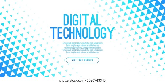 Abstract digital technology hi-tech futuristic blue white background, cyber information communication, innovation future tech data, internet network connection, Ai big data lines dots, circuit vector