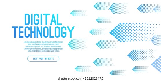 Tecnología digital Abstractas de alta tecnología futurista de fondo blanco azul, comunicación de información cibernética, innovación de datos tecnológicos futuros, conexión a red de Internet, líneas de big data de IA puntos, Vector de circuitos