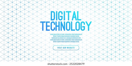 Abstract digital technology hi-tech futuristic blue white background, cyber information communication, innovation future tech data, internet network connection, Ai big data lines dots, circuit vector