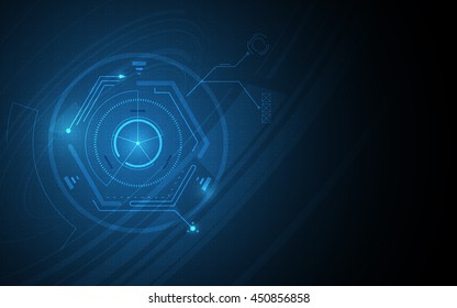 abstract digital technology innovation design concept background