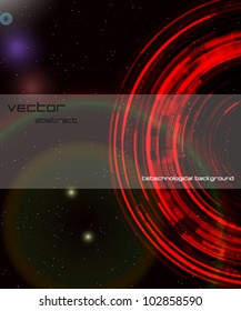 Abstract digital technology lines move up background eps 10