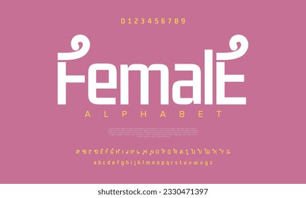 Abstract digital technology logo font alphabet. Minimal modern urban fonts for logo, brand etc. Typography typeface uppercase lowercase and number. vector illustration