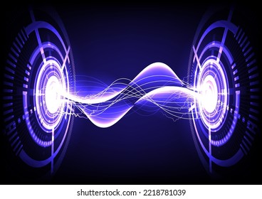 Abstract digital technology operational system cyber Hi-tech security and command in the accesses. surveillance and sefety, communication futuristic digital innovation background vector designs.