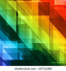 Abstract digital technology squares vector background