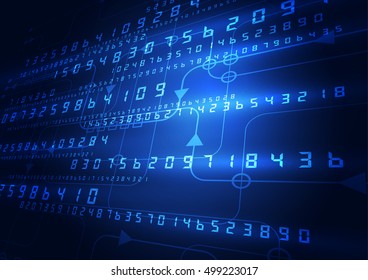 Abstract digital technology. vector background