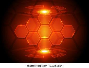 Abstract digital technology. vector background