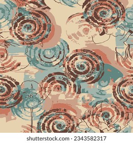 abstract Digital And Textile Pattern Design  printing 