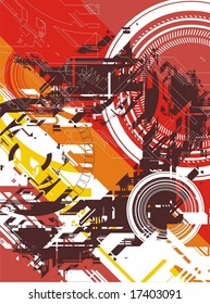 abstract digital vector background (no.4)