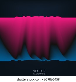 Abstract digital wave. Cyber or technology background.Vector illustration.