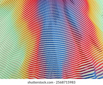 Abstract digital wave with dynamic particles. Sound wave. Big data visualization. 3d vector illustration for business, science or technology.