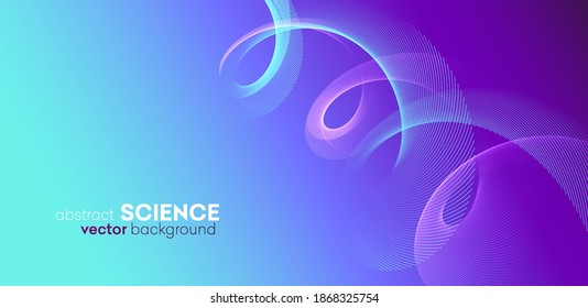 Abstract digital wave particles background. Big data visualization concept. Vector Illsutration.