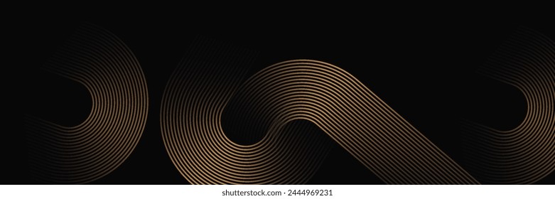 Abstract digital wave of particles. Futuristic point waves. Technology background vector. Vector