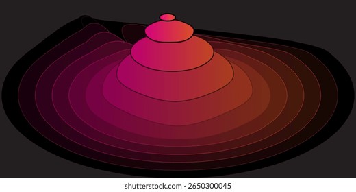 Abstract digital wave of particles. Futuristic point waves. Technology background vector. Vector