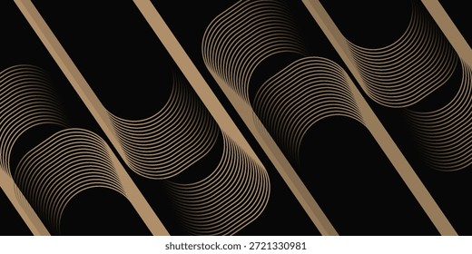 Abstrakte digitale Welle von Teilchen. Futuristische Punktwellen. Technologie-Hintergrund, Vektor. Vektorgrafik

