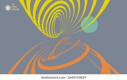 Abstract digital waveform. Sound wave of deformed stripes. 3d vector illustration for business, science or technology. 