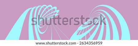 Abstract digital waveform. Sound wave of deformed stripes. 3d vector illustration for business, science or technology. 
