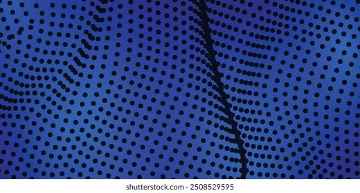 Abstract digital waving 3d particle technology background design. Futuristic moving dots particles