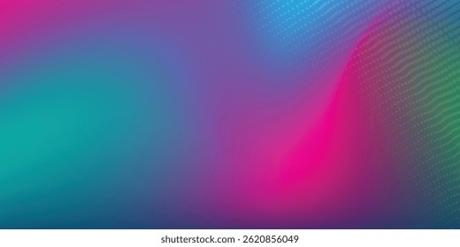 Abstract digital waving 3d particle technology background design. Futuristic moving dots particles, hi-tech and big data visualization for brochures, flyers, magazine, business card, banner. Vector.