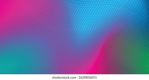 Abstrato digital ondulação 3d projeto de fundo de tecnologia de partículas. Partículas de pontos móveis futuristas, visualização de alta tecnologia e big data para folhetos, folhetos, revistas, cartões de visita, banner. Vetor.