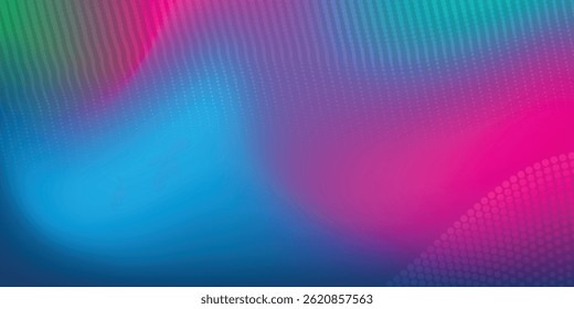 Abstract digital waving 3d particle technology background design. Futuristic moving dots particles, hi-tech and big data visualization for brochures, flyers, magazine, business card, banner. Vector.