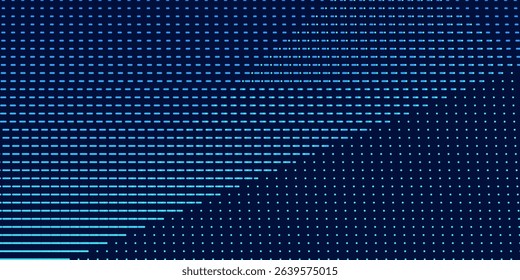 Abstract digital waving 3d particle technology background design. Futuristic moving dots particles, hi-tech and big data visualization. modern