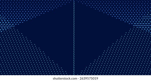 Abstract digital waving 3d particle technology background design. Futuristic moving dots particles, hi-tech and big data visualization. modern