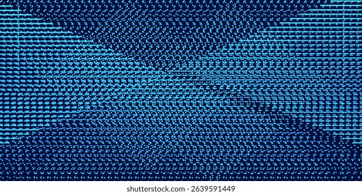 Abstract digital waving 3d particle technology background design. Futuristic moving dots particles, hi-tech and big data visualization. modern. eps10