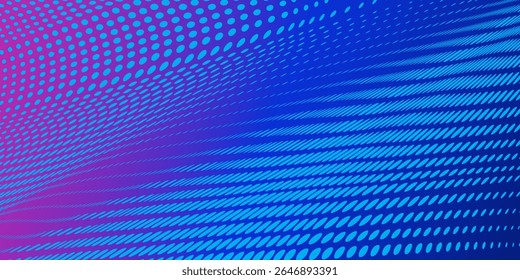 Abstract digital wavy 3D particle technology background design. Futuristic moving dot particles. modern eps 10.