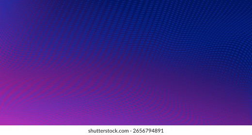 Abstractas digital ondulado 3D tecnología de partículas de fondo de diseño de puntos. Vector moderno.