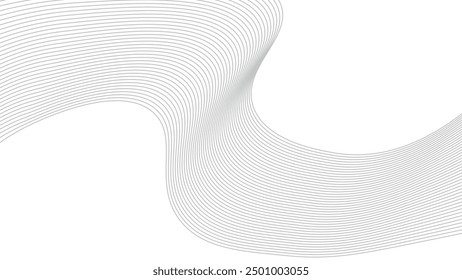 Abstract digital wavy line background
