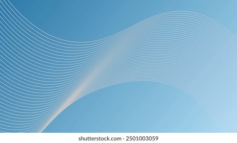 Abstract digital wavy line background