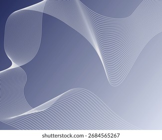 Textura de linha ondulada digital abstrata ou fundo de padrão com fluxo gradiente moderno
