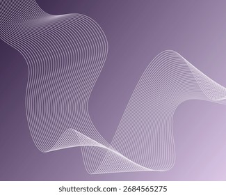 Textura de linha ondulada digital abstrata ou fundo de padrão com fluxo gradiente moderno